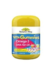 Nature Way Kids Vita Gummies Omega-3 Trio (60's) ฟ้า