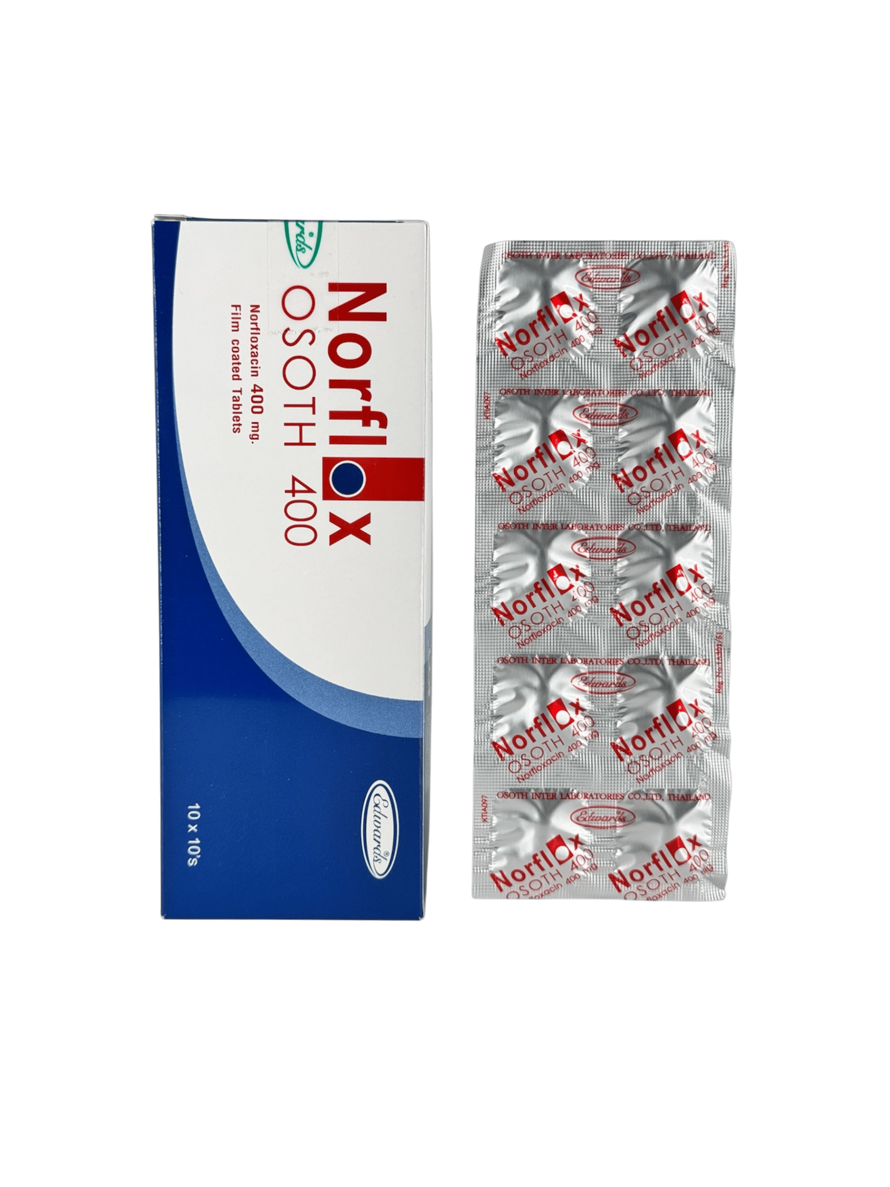 Norflox Osoth 400mg (10x10's)