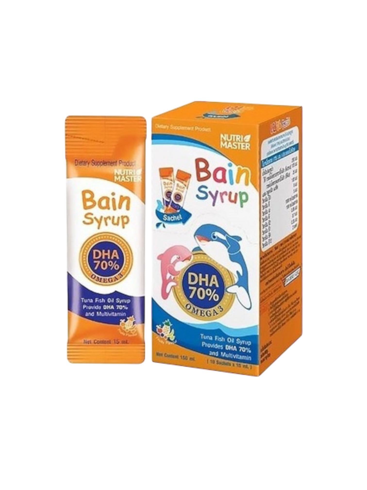 Nutri Master Bain Syrup (10ซอง x15ml)