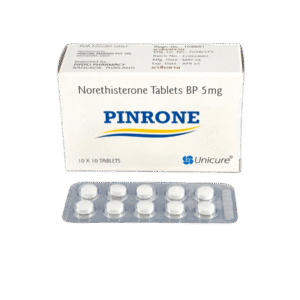Pinrone (10x10's) ยาเลื่อนประจำเดือน