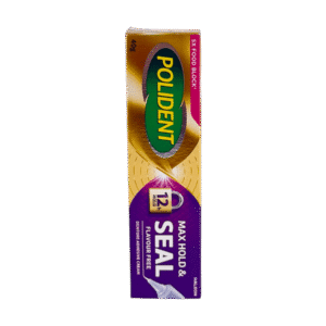 Polident Max Hold & Seal (ม่วง) 40g Flavour Free