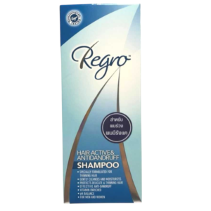 REGRO Active Shampoo 200ml น้ำเงิน ขจัดรังแค