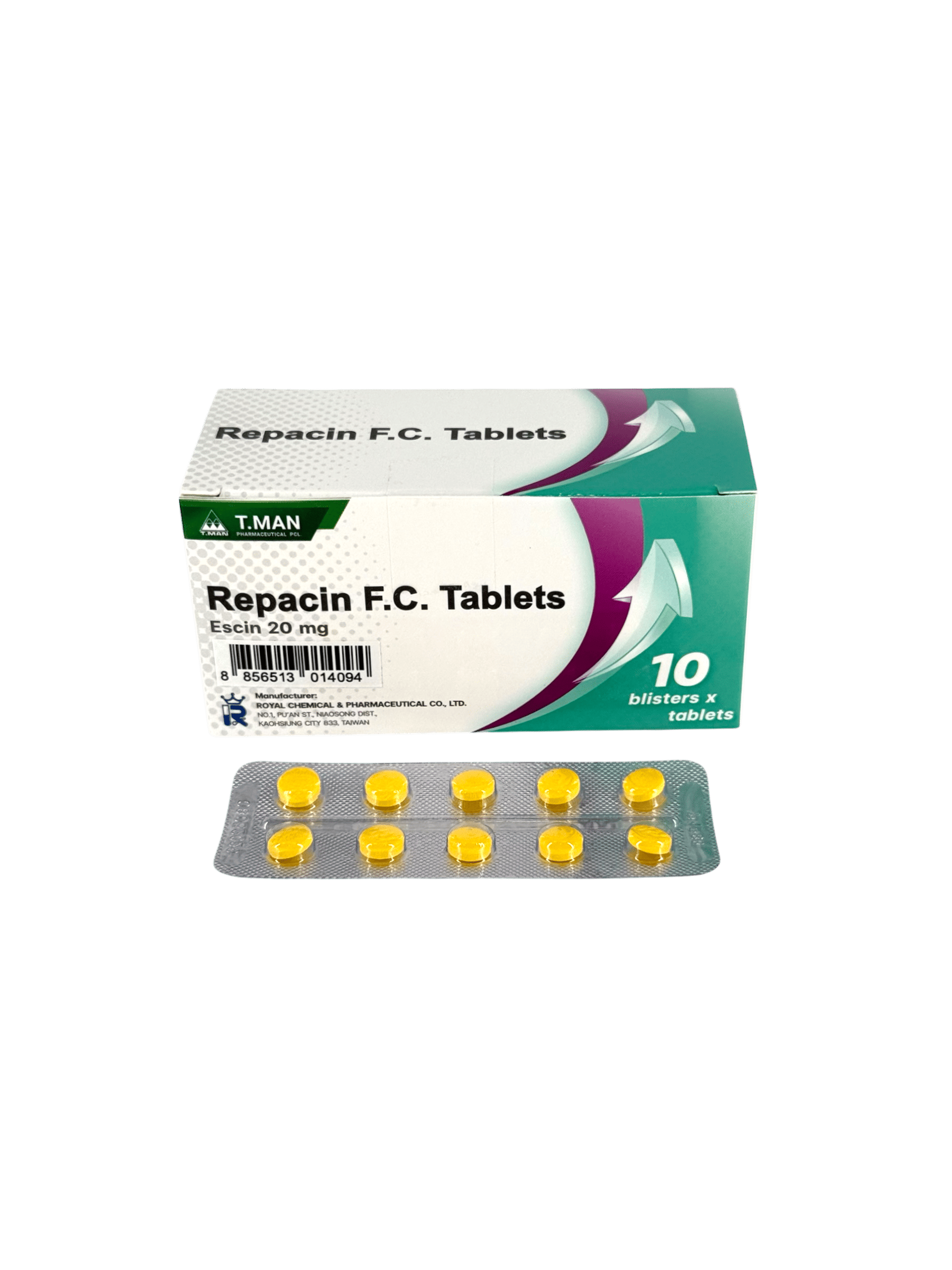 Repacin F.C. Tablets (10x10's)