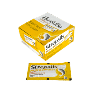 อม Strepsils (เหลือง) Honey&Lemon ( 12ซอง x 3's )
