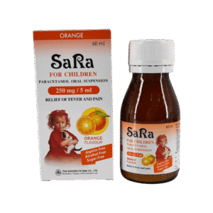 Sara 250mg/5ml รสส้ม 60ml