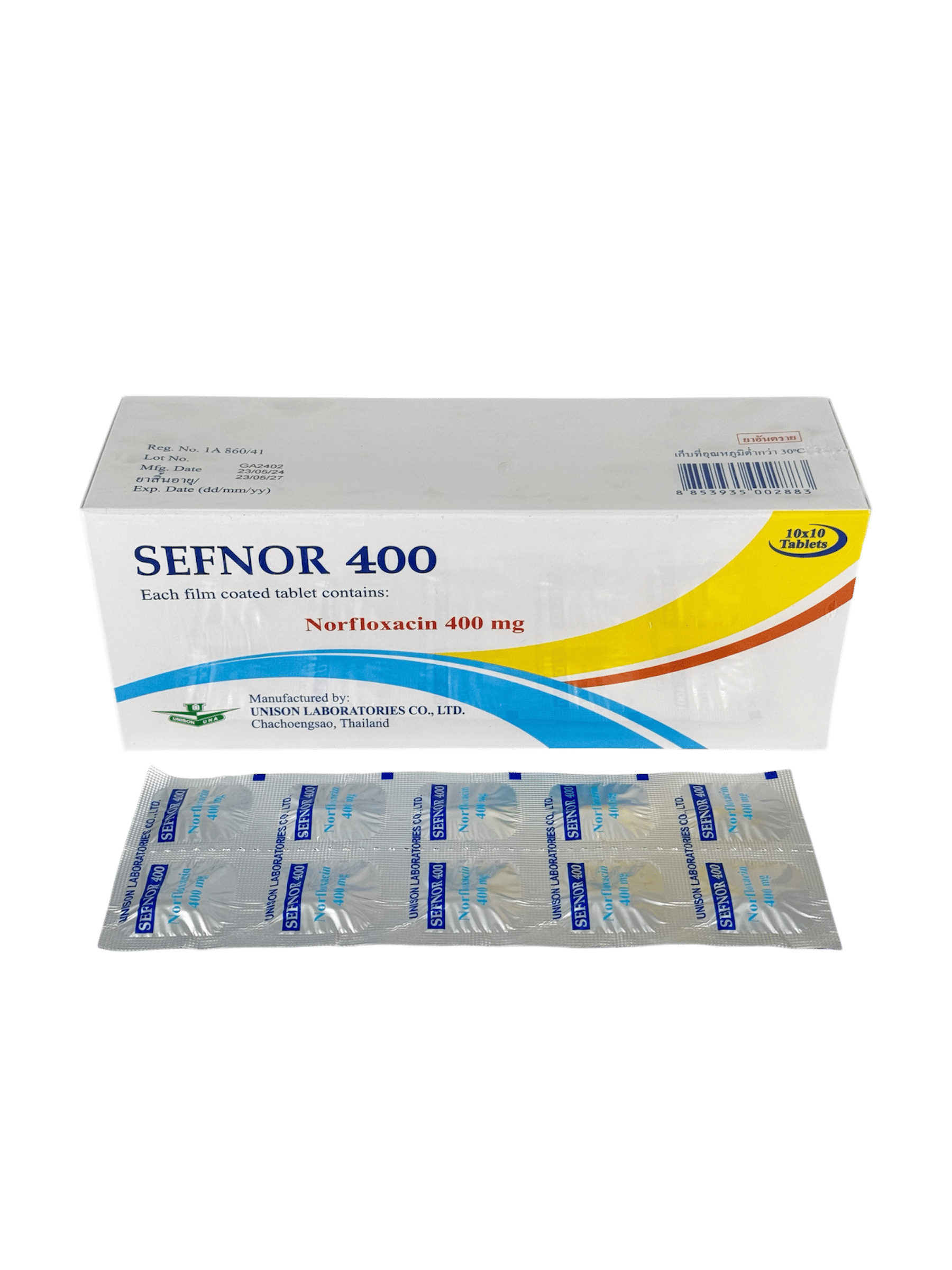 Sefnor 400mg (10x10's)