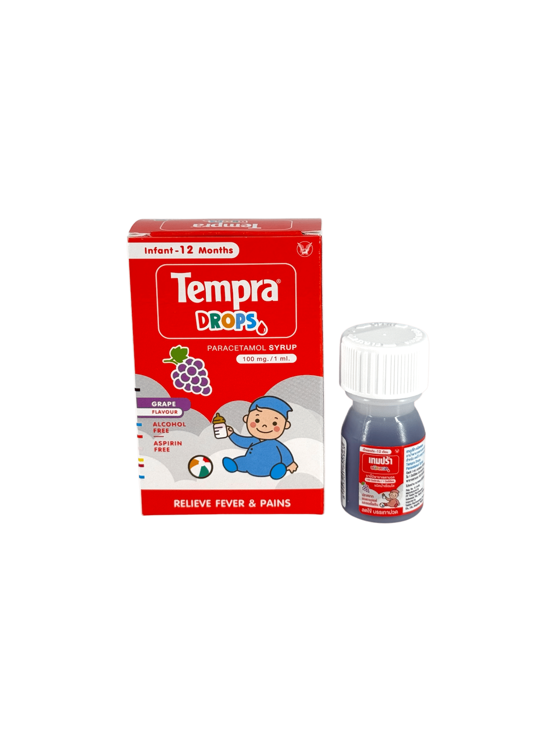Tempra Drop 15ml รสองุ่น