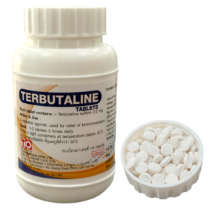 Terbutaline 2.5mg (TO) กระปุก 1000's