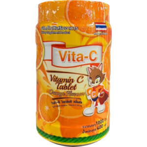 Vita-C 25 mg รสส้ม (กระปุก 1000's)
