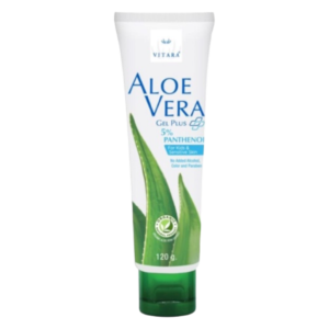 Vitara Aloe Vera 5% Panthenol (หลอดขาว) 120g